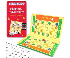 The Purple Cow 332331 Magic Word Magnetic Travel Game