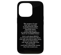 The Purpose Of Your Time Here Life Is All About Jésus Coque pour iPhone 13 Pro