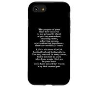 The Purpose Of Your Time Here Life Is All About Jésus Coque pour iPhone SE (2020) / 7 / 8