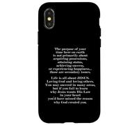 The Purpose Of Your Time Here Life Is All About Jésus Coque pour iPhone X/XS