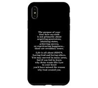 The Purpose Of Your Time Here Life Is All About Jésus Coque pour iPhone XS Max