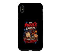 The Puzzle Knows Chemise de Puzzle Puzzler Coque pour iPhone XS Max