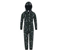 The Pyjama Factory - Grenouillère - Garçon - Noir/Vert - Taille 13-14 ans