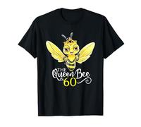 The Queen Bee is 60 Honeybee Hive 60e Anniversaire Femme T-Shirt