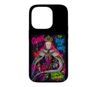 The Queen, Cool Hand Drawn Graffiti Queen Cartoon Graphic Coque pour iPhone 14 Pro
