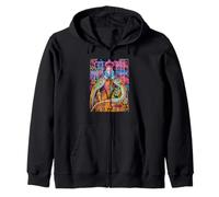The Queen, Cool Hand Drawn Graffiti Queen Cartoon Graphic Sweat à Capuche