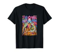 The Queen, Cool Hand Drawn Graffiti Queen Cartoon Graphic T-Shirt