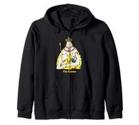 The Queen, Cool Hand Drawn Queen Cartoon Graphic Design Sweat à Capuche