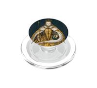 The Queen, Cool Portrait Drawn Art, Be a Queen Graphic PopSockets PopGrip pour MagSafe