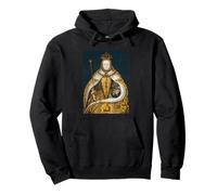 The Queen, Cool Portrait Drawn Art, Be a Queen Graphic Sweat à Capuche
