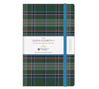 The Queen Elizabeth II Platinum Jubilee Tartan Cloth Large Notebook: Waverley Commonplace Notebooks