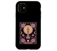 The Queen Tarot Joueur d'échecs floral Coque pour iPhone 11