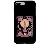 The Queen Tarot Joueur d'échecs floral Coque pour iPhone 7 Plus/8 Plus