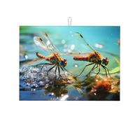 The Quiet Libellule Tapis de séchage pour cuisine 45,7 x 61 cm Convient pour placer de petits appareils dans la cuisine