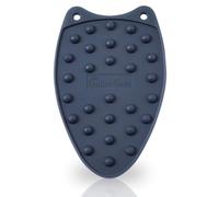 The Quilted Bear Mini Repose-Fer en Silicone - Repose-Fer À Repasser Antidérapant, Résistant À La Chaleur, 16.5x13.5cm pour Fer À Repasser Et Fer À Vapeur - Accessoire pour Table À Repasser (Bleu)