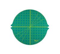 The Quilted Bear Tapis de découpe rotatif - 35,6 x 35,6 cm - Auto-cicatrisant rotatif à 360° avec mécanisme de verrouillage innovant pour matelassage, couture, couture et travaux manuels (Vert)