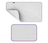 The Quilted Bear Tapis de Repassage de Voyage et Toile à Repasser en Maille - Table de Repassage Portable pour Mini Fer à Vapeur avec Toile à Repasser en Maille Incluse (48cm x 85cm)