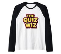 The Quiz Wiz Night Trivia Lover Wizard Funny Game Fun Master Manche Raglan