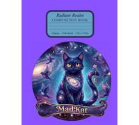 The Radiant Realm: Purple Composition Notebook, Featuring MadKat, The Midnight Guardian