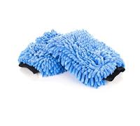 The Rag Company - Lot de 2 Gants de Lavage en Microfibre Chenille de qualité supérieure - Parfaits pour Le Lavage et Les détails de la Voiture ; Anti-Rayures, Non Pelucheux, Double Face, Peluche et