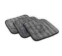 The Rag Company - Lot de 3 Serviettes de séchage Gauntlet en Microfibre coréenne 70/30, conçues pour sécher Les véhicules Plus Rapidement, Plus soigneusement et Plus doucement Que d'autres, 900 g/m²,