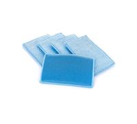 The Rag Company - Lot de 5 tampons à récurer en jersey - Tissage éponge, piège facilement et en toute sécurité les éclaboussures d'insectes dans l'éponge, sans danger pour toutes les finitions, 10,2 x
