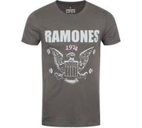 The Ramones T-Shirt 1974 Eagle Homme Gris - Taille S Gris G