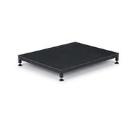 The Ramp People Demi-marche réglable en hauteur avec surface antidérapante en GRP Noir Taille L 76 cm x 61 cm