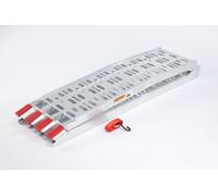 The Ramp People. Rampe de Chargement Pliante en Aluminium de 2,2m pour Moto, capacité de 340kg.