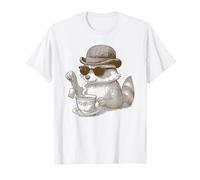 Thé | Raton laveur drôle avec lunettes de soleil et thé drôle T-Shirt