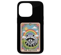 The Raton laveur Tarot Card Hippie Rainbow Funny Raton laveur Coque pour iPhone 13 Pro