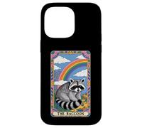 The Raton laveur Tarot Card Hippie Rainbow Funny Raton laveur Coque pour iPhone 14 Pro Max