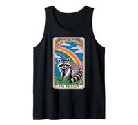 The Raton laveur Tarot Card Hippie Rainbow Funny Raton laveur Débardeur