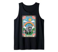 The Raton laveur Tarot Card Hippie Rainbow Funny Raton laveur Débardeur