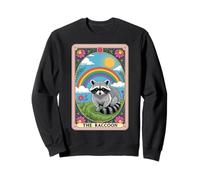 The Raton laveur Tarot Card Hippie Rainbow Funny Raton laveur Sweatshirt