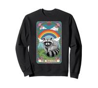 The Raton laveur Tarot Card Hippie Rainbow Funny Raton laveur Sweatshirt
