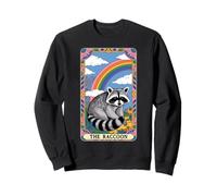 The Raton laveur Tarot Card Hippie Rainbow Funny Raton laveur Sweatshirt