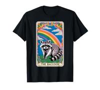 The Raton laveur Tarot Card Hippie Rainbow Funny Raton laveur T-Shirt
