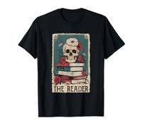 The Reader Bibliothécaires Lecture Enseignants Vintage Tarot T-Shirt