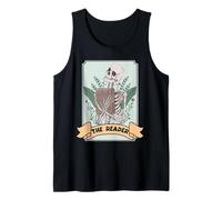 The Reader Carte de Tarot Squelette avec Livre Lire Libraire Débardeur