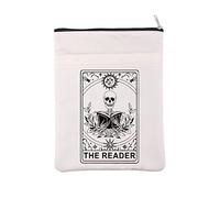 The Reader Couverture de livre inspirée du lecteur de cartes de tarot, couverture de livre inspirée, cadeau de lecture, cadeau romantique, gothique, poche à fermeture éclair (lecteur BM)