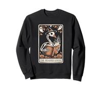 The Reader Goose Carte de Tarot effrayante d'halloween Sweatshirt