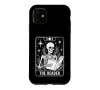 The Reader Skeleton Tarot Card Reading Book Lover Coque pour iPhone 11