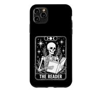 The Reader Skeleton Tarot Card Reading Book Lover Coque pour iPhone 11 Pro Max
