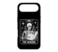 The Reader Skeleton Tarot Card Reading Book Lover Coque pour iPhone Air