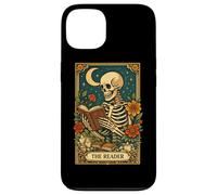 The Reader Squelette Lecture Livres Tarot Carte Dark Academia Coque pour iPhone 13