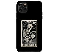 The Reader Tarot Card Funny Book Lover Livre de Lecture Squelette Coque pour iPhone 11 Pro Max