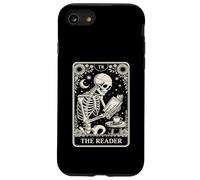 The Reader Tarot Card Funny Book Lover Livre de Lecture Squelette Coque pour iPhone SE (2020) / 7/8