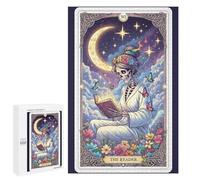 The Reader Tarot Card Illustration Puzzle-Image pour Adultes, 1000 PCS - Cadeau D’Anniversaire De Couple; pour Partager Un Moment Autour De La Table