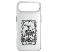 The Reader Tarot Card Skeleton Reading Book Lover Coque pour iPhone Air